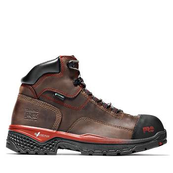 Timberland Férfi PRO Bosshog 6 Comp Toe Vízálló Bakancs Sötét Barna